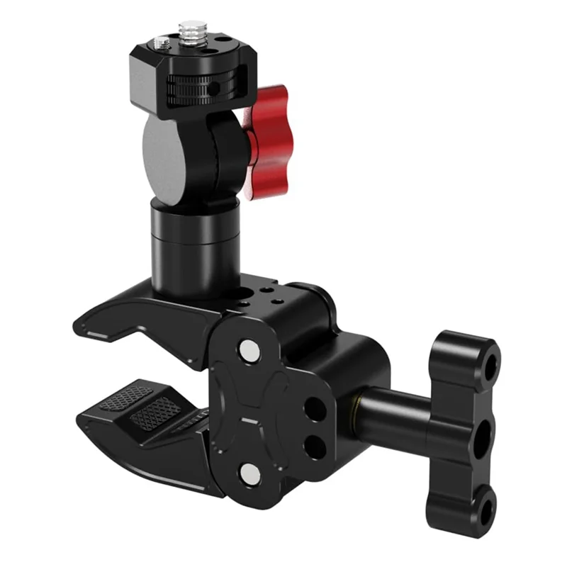 A97I-Super Clamp Camera Mount Adapter With 1/4" 3/8" Threads& Ball Head Motorcycle Bike Pole Tube Tripod Desk Camera Holder
A97I-Super Clamp Camera Mount Adapter With 1/4" 3/8" Threads& Ball Head Motorcycle Bike Pole Tube Tripod Desk Camera Holder