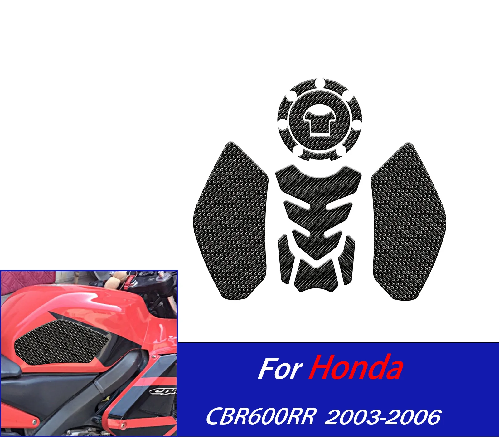 Для CBR600RR противоскользящие наклейки на топливный бак, крышка бензобака, защитная накладка для масла для Honda CBR 600RR 2003-2006 CBR600 RR, аксессуары для мотоциклов 
Для CBR600RR противоскользящие наклейки на топливный бак, крышка бензобака, защитная накладка для масла для Honda CBR 600RR 2003-2006 CBR600 RR, аксессуары для мотоциклов