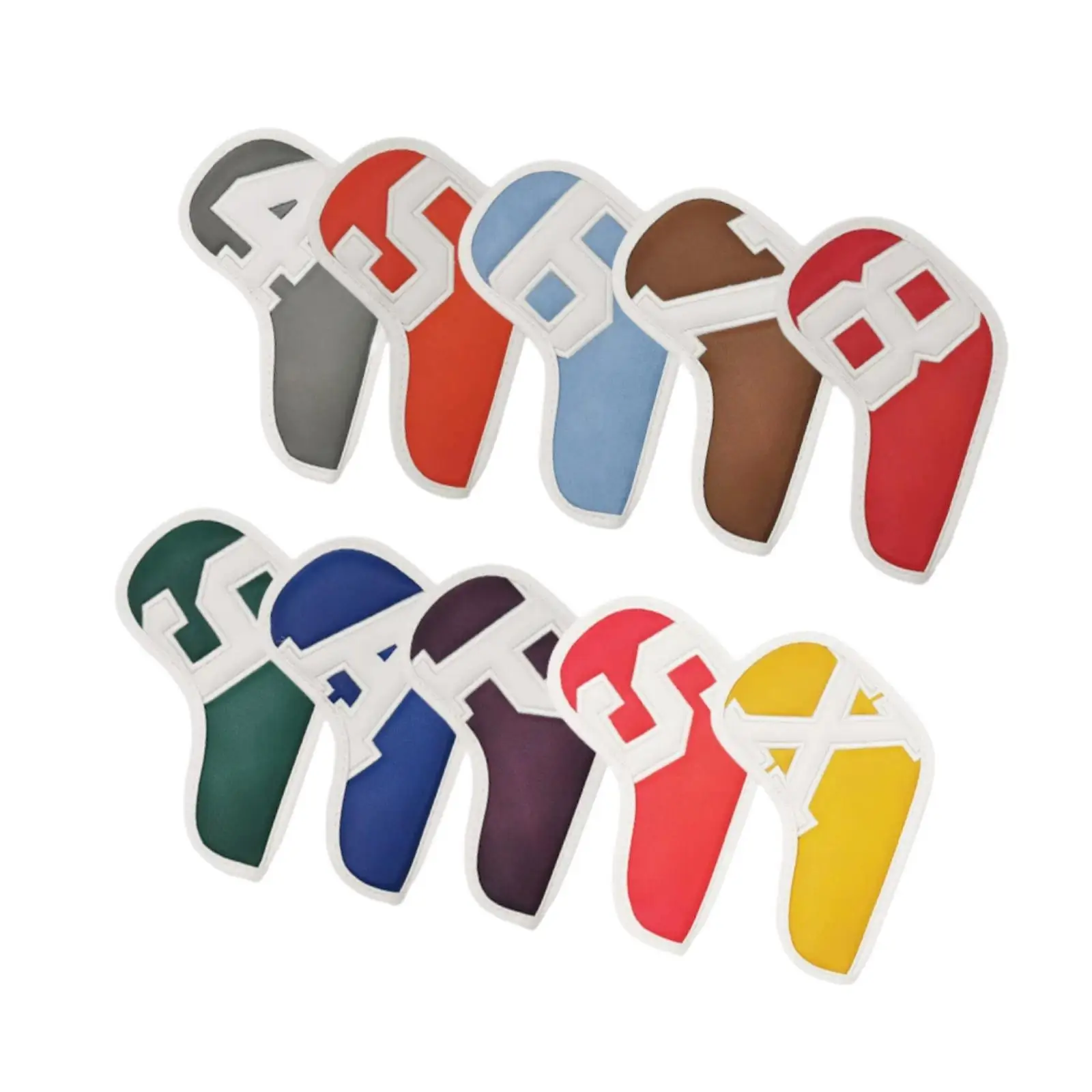 Golf Club Iron Head Covers PU Material Protector Sleeves Complete Set for Men Women Golf Accessories Gift
Golf Club Iron Head Covers PU Material Protector Sleeves Complete Set for Men Women Golf Accessories Gift