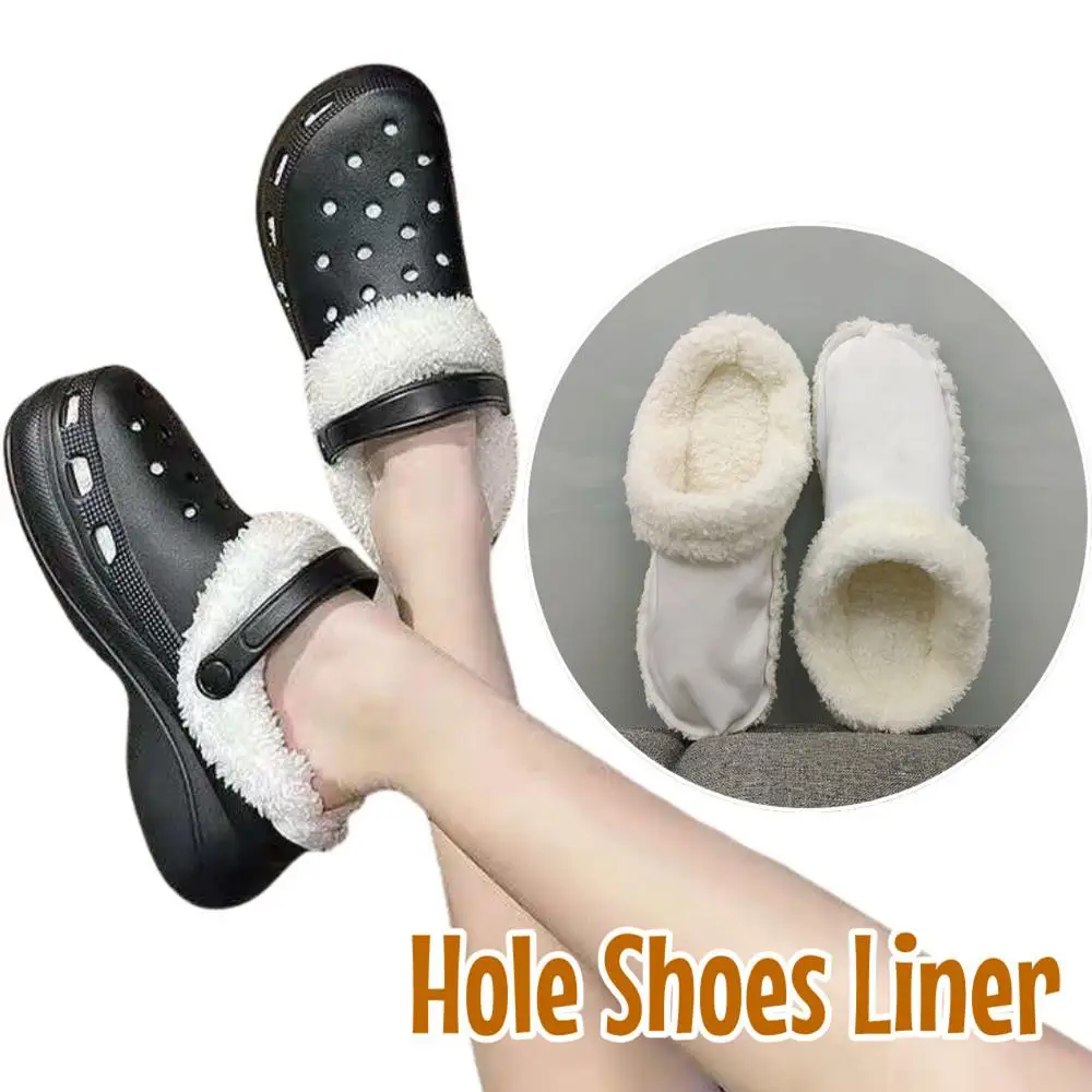 1 Pair Furry Hole Shoes Liners Insoles Inserts For Fur Lined Shoes Clogs Hole Shoes Fleece Liner Winter Warm Plush Shoes Cover
1 Pair Furry Hole Shoes Liners Insoles Inserts For Fur Lined Shoes Clogs Hole Shoes Fleece Liner Winter Warm Plush Shoes Cover