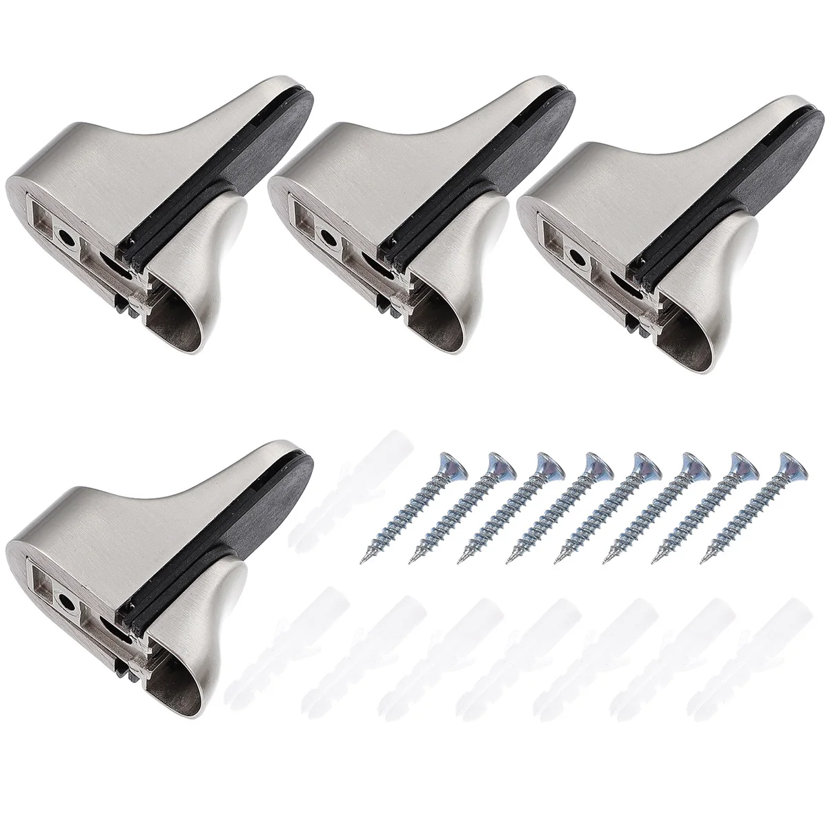 4 Pcs Laminate Clamp Shelf Glass Support Brackets Wooden Wall Glasses Holder Zinc Alloy Book Clip Mount
4 Pcs Laminate Clamp Shelf Glass Support Brackets Wooden Wall Glasses Holder Zinc Alloy Book Clip Mount