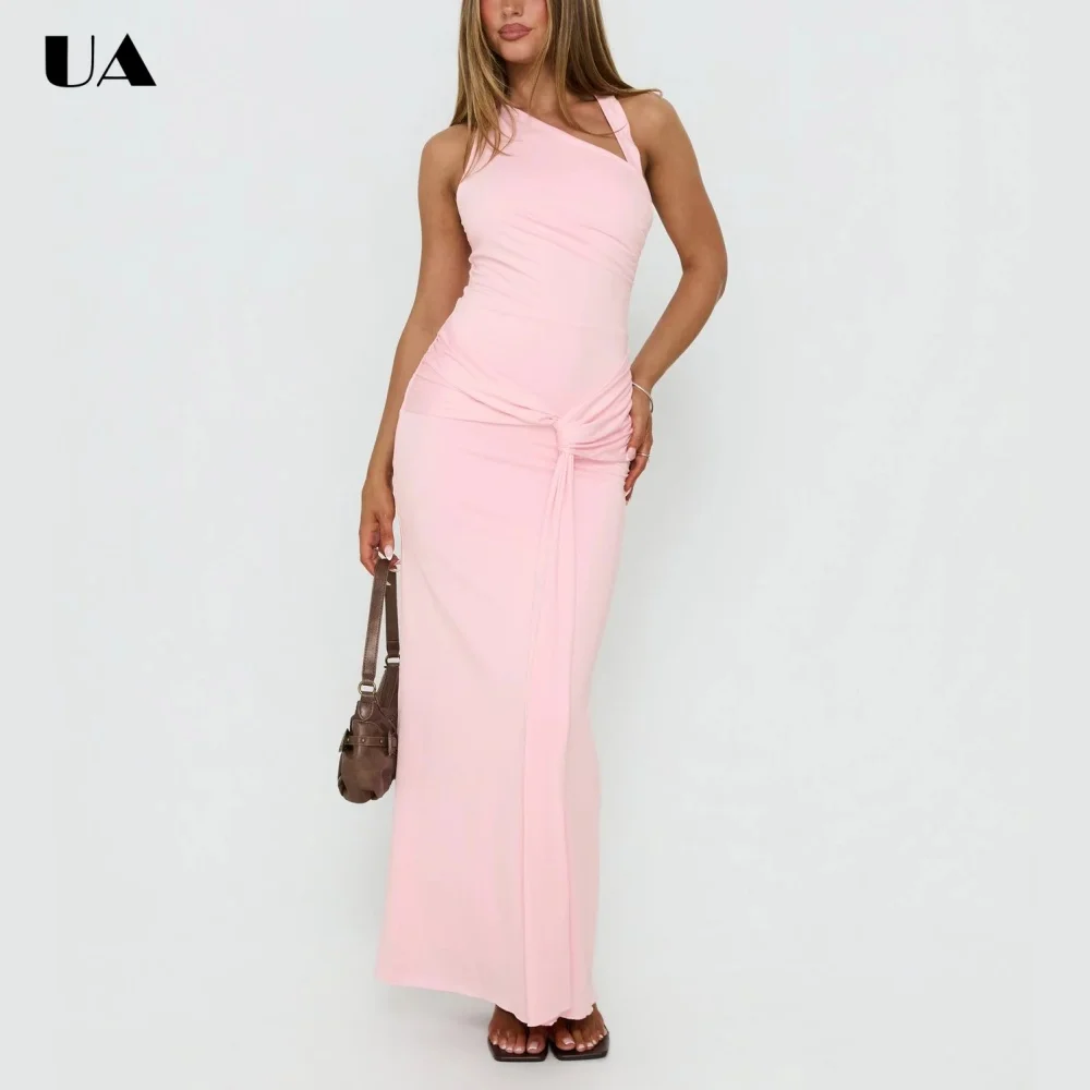 ULBYANRY Sexy Sheath Halterneck Prom Dress for Woman, Simple Solid Draped Evening Dress, Customized Sleeveless Maxi Party Dress
ULBYANRY Sexy Sheath Halterneck Prom Dress for Woman, Simple Solid Draped Evening Dress, Customized Sleeveless Maxi Party Dress