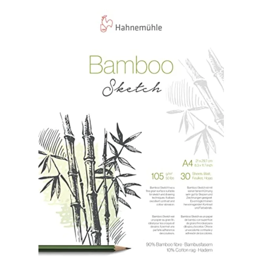 Hahnemuhle Bamboo Sketch Pad A4
Hahnemuhle Bamboo Sketch Pad A4