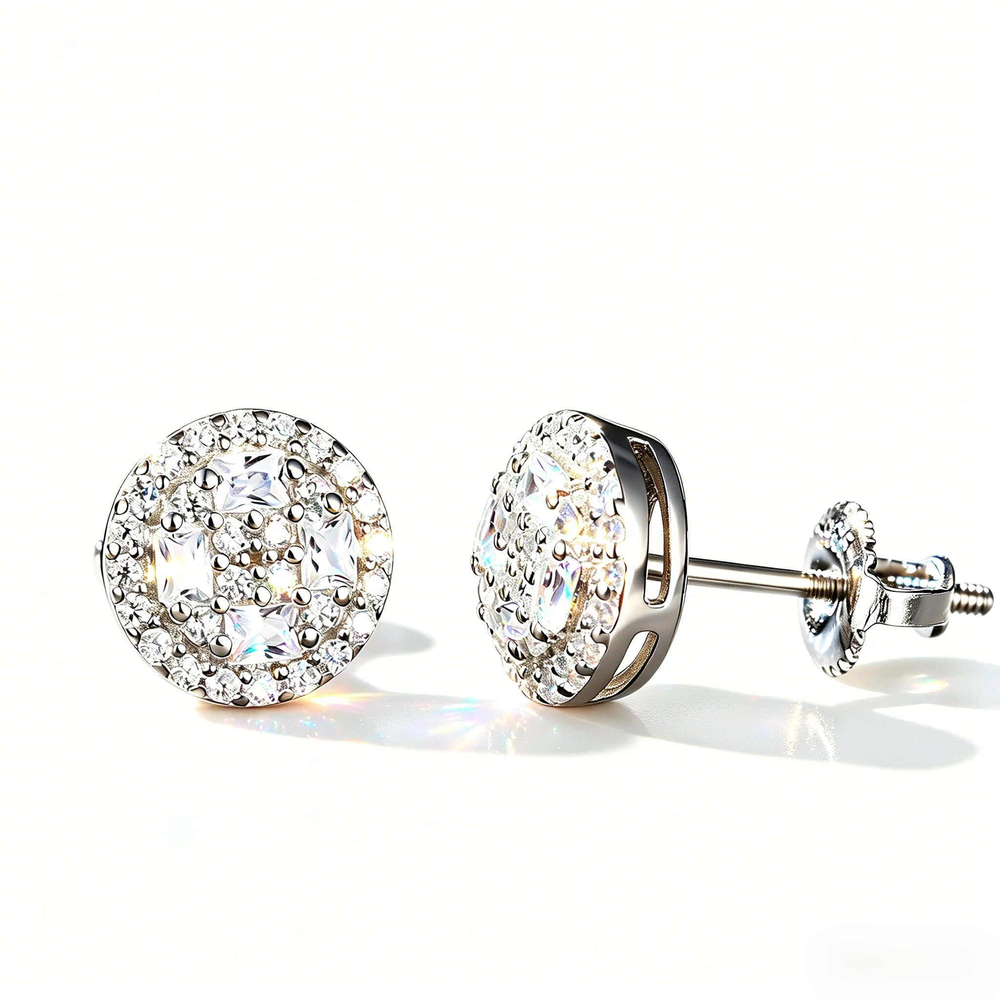 Round Earrings Moissiante Stud Earring for Women Silver 925 Earrings Engagement Fine Jewelry Gra Certificate
Round Earrings Moissiante Stud Earring for Women Silver 925 Earrings Engagement Fine Jewelry Gra Certificate