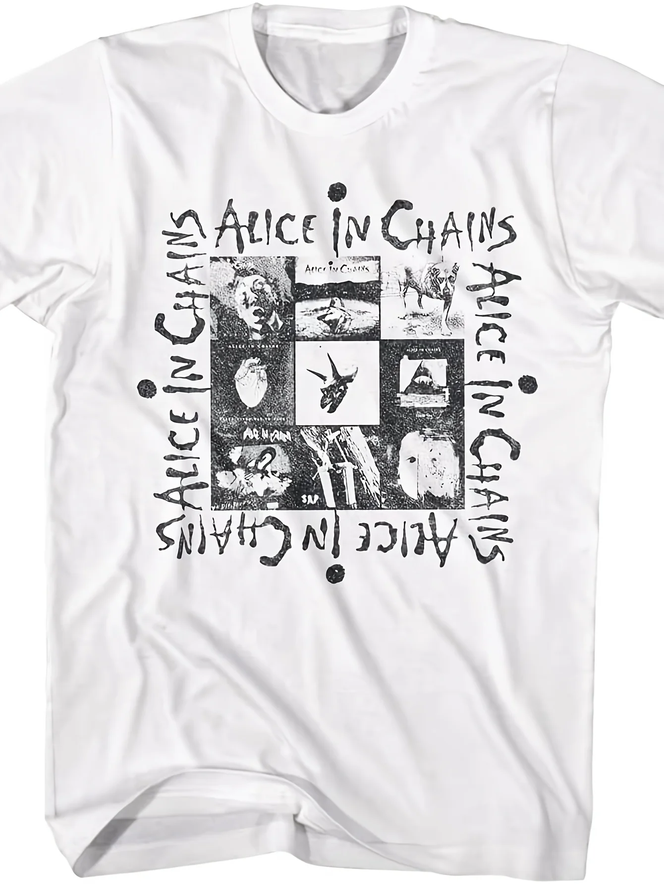 Alice in Chains T Shirt Multi Album Art Mens Short Sleeve T Shirts 90s Music Vintage Style Graphic Tees
Alice in Chains T Shirt Multi Album Art Mens Short Sleeve T Shirts 90s Music Vintage Style Graphic Tees