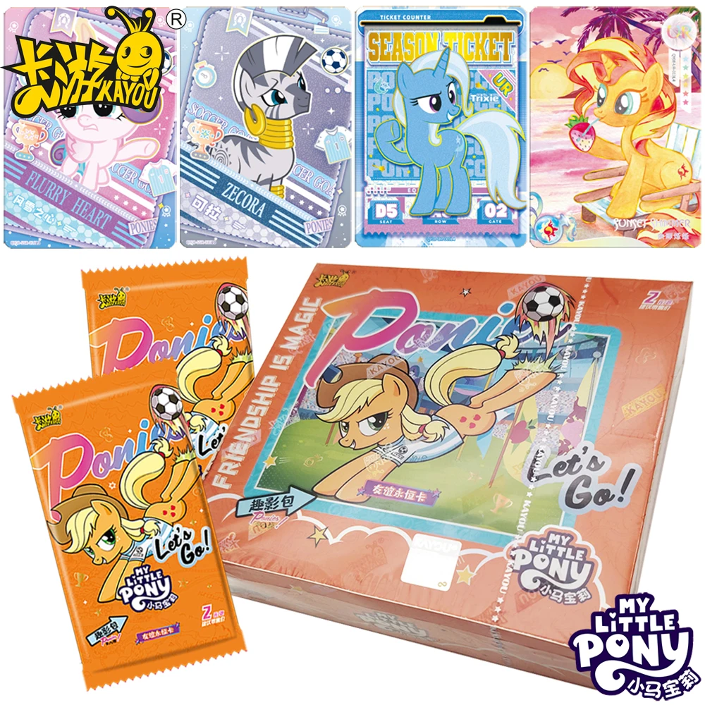 KAYOU Official My Little Pony Collection Card Friendship Eternal High Quality Fantasy Animation Character Card Entertainment Toy
KAYOU Official My Little Pony Collection Card Friendship Eternal High Quality Fantasy Animation Character Card Entertainment Toy