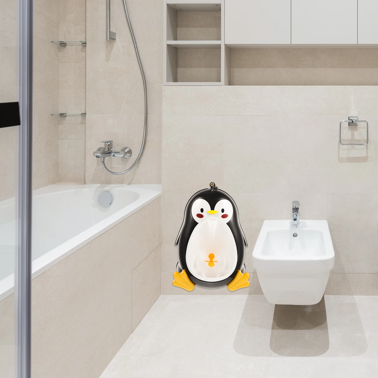 Penguin Shaped Boys Kids Wall Mount Urinal Cups Large Capacity Sturdy Toddler Potty Training Toilet Baby
Penguin Shaped Boys Kids Wall Mount Urinal Cups Large Capacity Sturdy Toddler Potty Training Toilet Baby