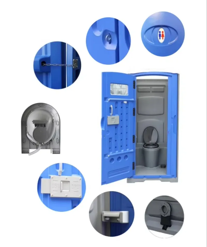 Modern HDPE Mobile Portable Toilet for Rental Prefabricated and in Chemical Industries Factory Directed Sale
Modern HDPE Mobile Portable Toilet for Rental Prefabricated and in Chemical Industries Factory Directed Sale