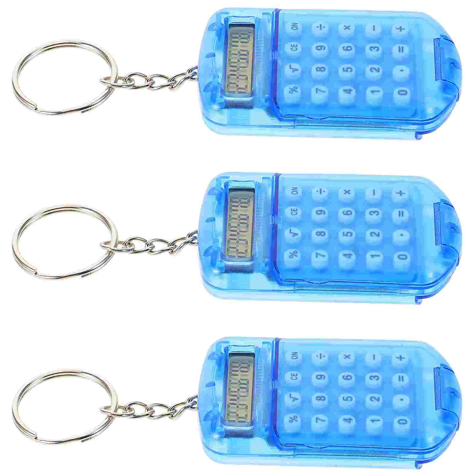 3Pcs Mini Calculator Transparent Solar Powered Office Supplies Portable Keychain Cute Pocket Gadgets Student Memorabilia
3Pcs Mini Calculator Transparent Solar Powered Office Supplies Portable Keychain Cute Pocket Gadgets Student Memorabilia