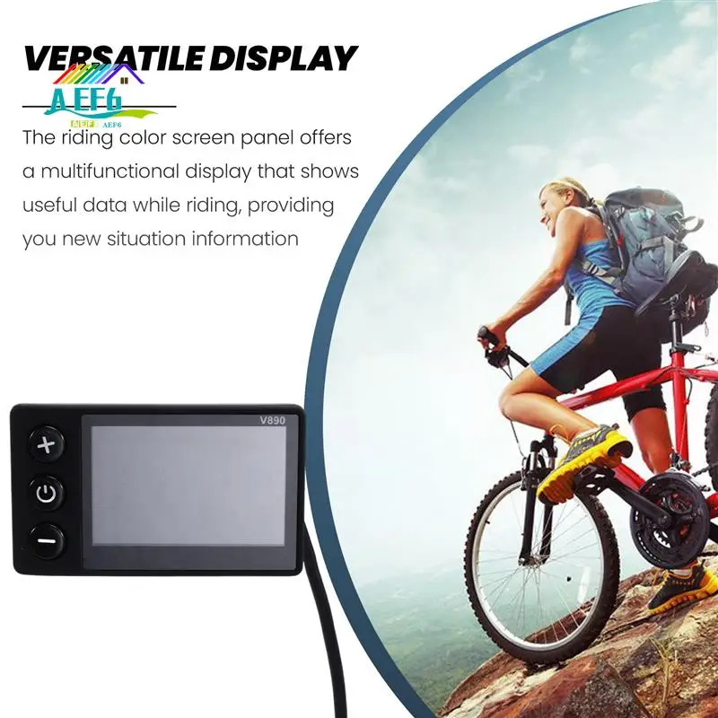 AEF6-Electric Bicycle Controller Brushless Controller V890 LCD Display 350W Electric Bicycle Parts
AEF6-Electric Bicycle Controller Brushless Controller V890 LCD Display 350W Electric Bicycle Parts