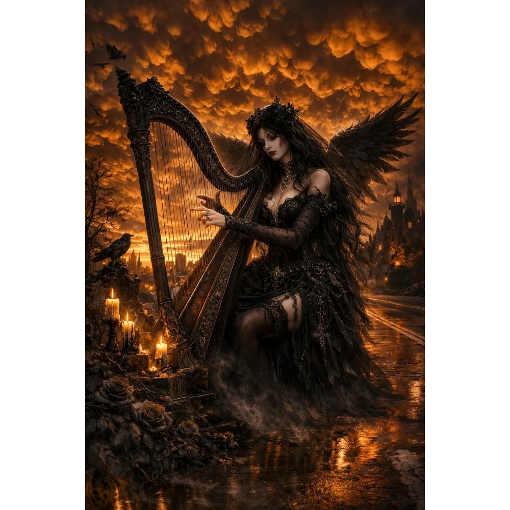 Dark Angel Playing the Pipa 500/1000/1200/2000 PCS Jigsaw Puzzles Family Activity Relaxing Game for Living Room Home Decor Gift
Dark Angel Playing the Pipa 500/1000/1200/2000 PCS Jigsaw Puzzles Family Activity Relaxing Game for Living Room Home Decor Gift