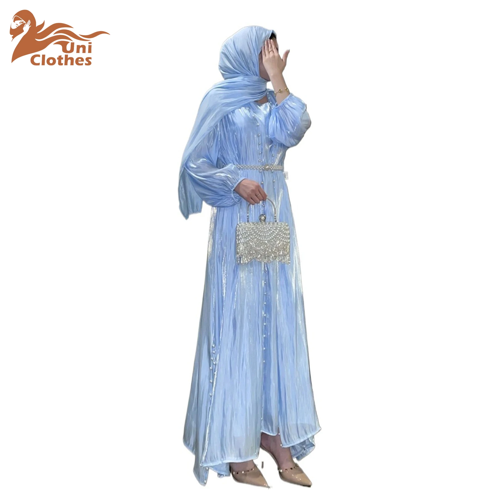 UNI Eid Мусульманские платья Абая для женщин 3 шт. с хиджабом Халат 2025 Рамадан Джалабия Марокко Дубай Абая Кафтан Вечернее платье
UNI Eid Мусульманские платья Абая для женщин 3 шт. с хиджабом Халат 2025 Рамадан Джалабия Марокко Дубай Абая Кафтан Вечернее платье
