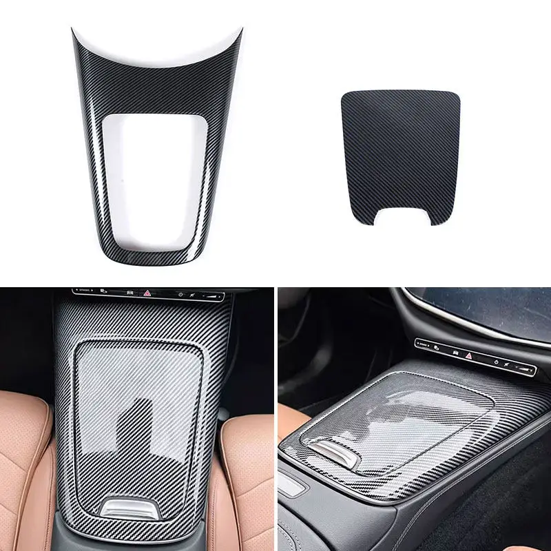 For Mercedes Benz E Class W214 E260 E300 2024 2pcs ABS Car Interior Central Gear Shift Frame Cover Trim Carbon Fiber Texture
For Mercedes Benz E Class W214 E260 E300 2024 2pcs ABS Car Interior Central Gear Shift Frame Cover Trim Carbon Fiber Texture