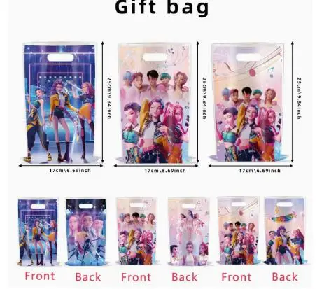 Anime themed party decoration cartoon 12pcs tote bags, children's birthday decoration stickers, snack bags, paper bags
Anime themed party decoration cartoon 12pcs tote bags, children's birthday decoration stickers, snack bags, paper bags