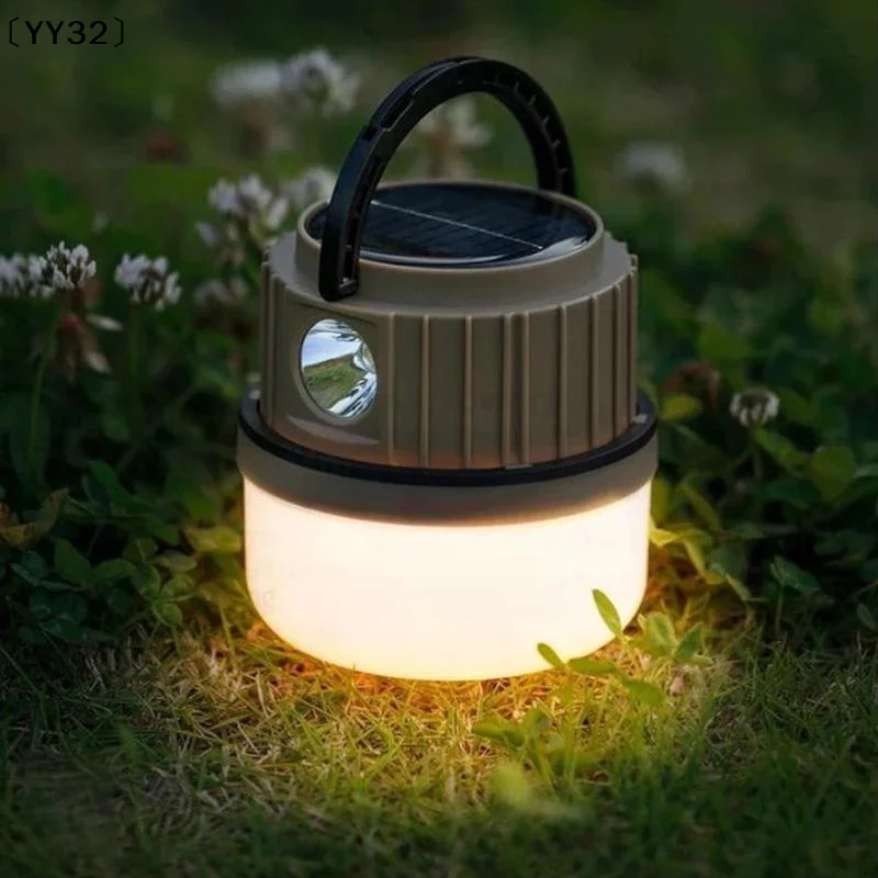Solar Camping Light 2400mAh Rechargeable LED IPX5 Waterproof Portable Emergency Lamp Outdoor Multifunctional Camping Light〔YY32〕
Solar Camping Light 2400mAh Rechargeable LED IPX5 Waterproof Portable Emergency Lamp Outdoor Multifunctional Camping Light〔YY32〕