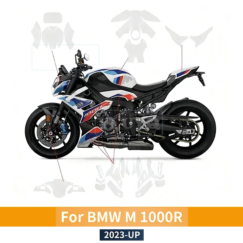 Motorcycle PPF for BMW M 1000R M1000R 2023 Parts Complete TPU Paint Protection Set Anti-scratch TPU Body Protection Film Sticker
Motorcycle PPF for BMW M 1000R M1000R 2023 Parts Complete TPU Paint Protection Set Anti-scratch TPU Body Protection Film Sticker