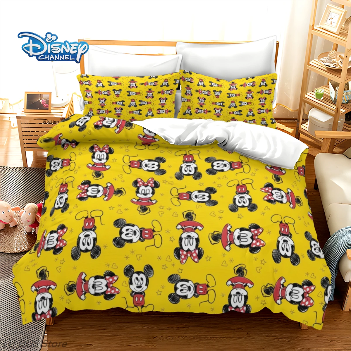 Disney Mickey Minnie Friends Donald Duck Pluto Bedding Set Plaid Polka Dot Duvet Cover Pillowcase Bedroom Decor No Sheet
Disney Mickey Minnie Friends Donald Duck Pluto Bedding Set Plaid Polka Dot Duvet Cover Pillowcase Bedroom Decor No Sheet