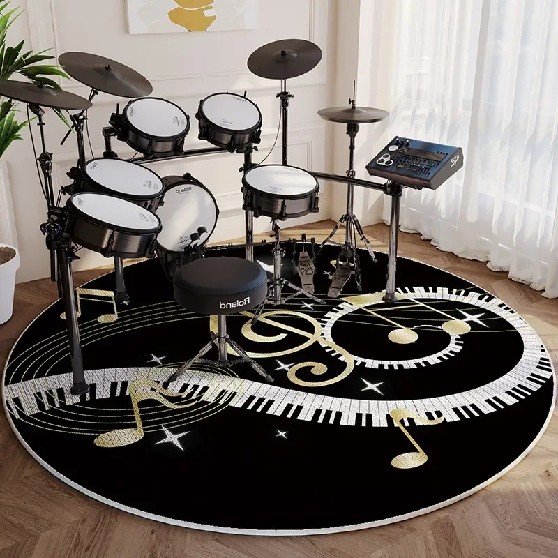 Round Living Room Carpet Drum Floor Mat Musical Instrument Carpets Bedroom Rug TPR Non-slip Soundproof Home Decoration Rugs
Round Living Room Carpet Drum Floor Mat Musical Instrument Carpets Bedroom Rug TPR Non-slip Soundproof Home Decoration Rugs