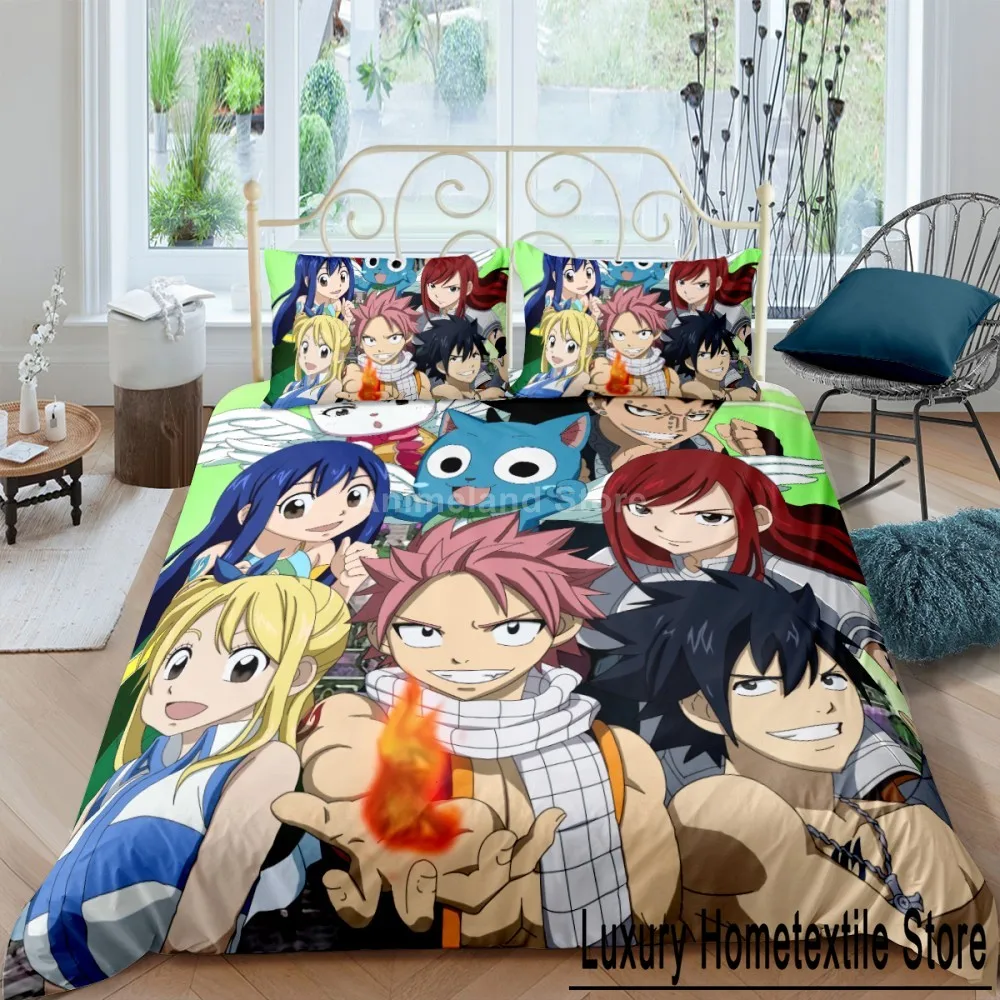 Комплект постельного белья Fairy Tail, аниме, пододеяльник, пододеяльник, комплекты домашнего декора, Twin Single Queen King Size, модный подарок с героями мультфильмов
Комплект постельного белья Fairy Tail, аниме, пододеяльник, пододеяльник, комплекты домашнего декора, Twin Single Queen King Size, модный подарок с героями мультфильмов