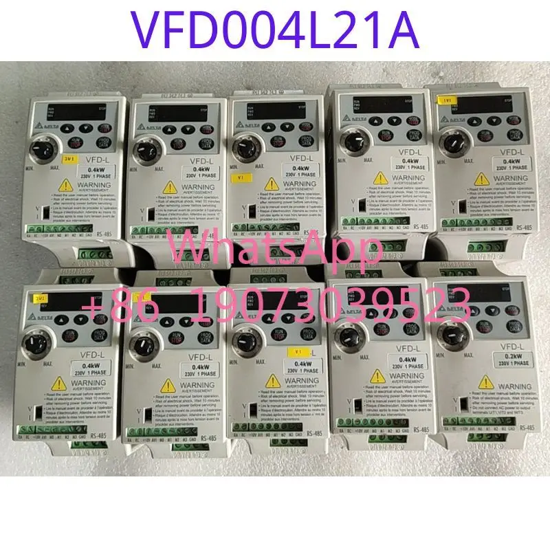 Преобразователь частоты б/у VFD004L21A 400 Вт, функциональный тест неповрежденный
Преобразователь частоты б/у VFD004L21A 400 Вт, функциональный тест неповрежденный