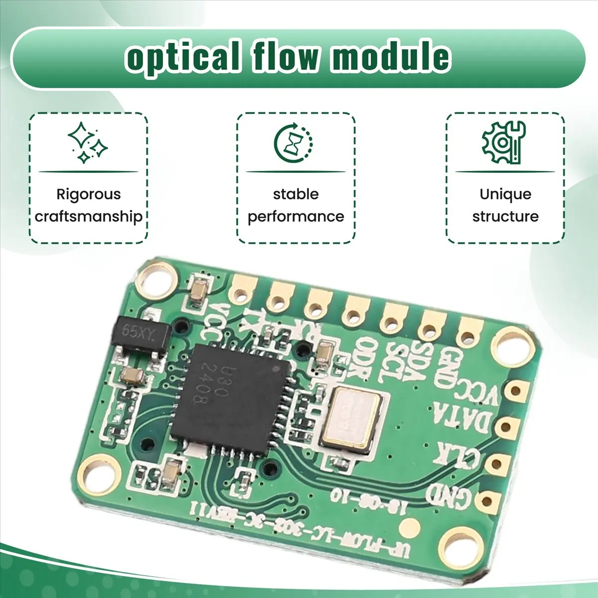 Stable- LC302 0.3-50m Ranging Optical Flow Module Horizontal Positioning Fixed-Point High Low-Light Performance for RC FPV Drone
Stable- LC302 0.3-50m Ranging Optical Flow Module Horizontal Positioning Fixed-Point High Low-Light Performance for RC FPV Drone