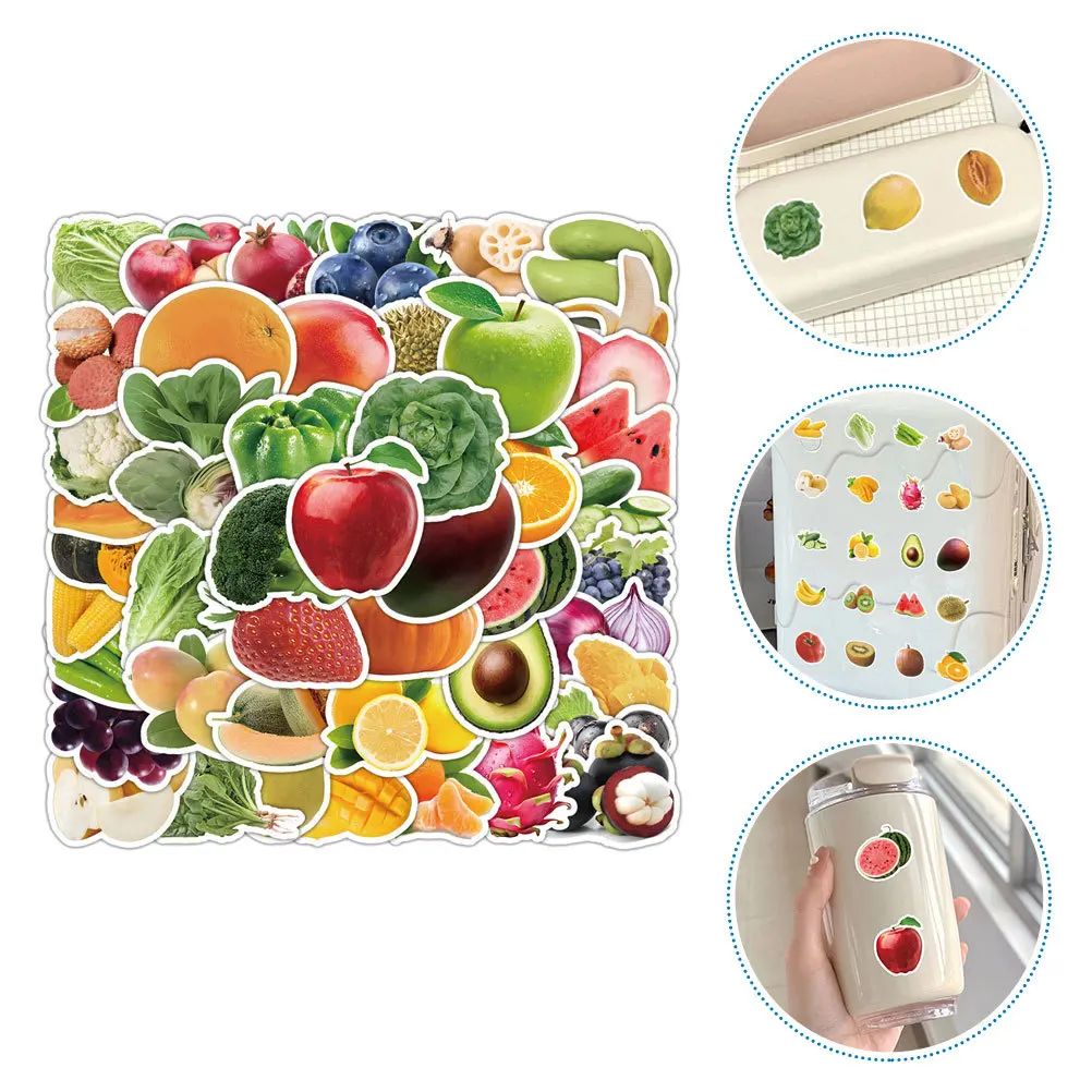 60Pcs Waterproof Fruit Vegetable Stickers Assorted Colorful DIY Scrapbook Decals for Laptop Cup Suitcase Notebook Decorative
60Pcs Waterproof Fruit Vegetable Stickers Assorted Colorful DIY Scrapbook Decals for Laptop Cup Suitcase Notebook Decorative