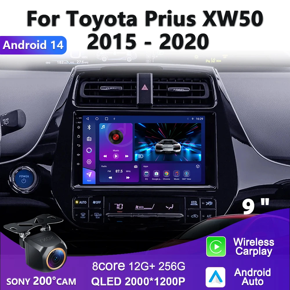 2K Incell экран Android 14 автомобильный Dvd для Toyota Prius XW50 2015 - 2020 автомобильное радио стерео Мультимедийный плеер GPS навигация
2K Incell экран Android 14 автомобильный Dvd для Toyota Prius XW50 2015 - 2020 автомобильное радио стерео Мультимедийный плеер GPS навигация