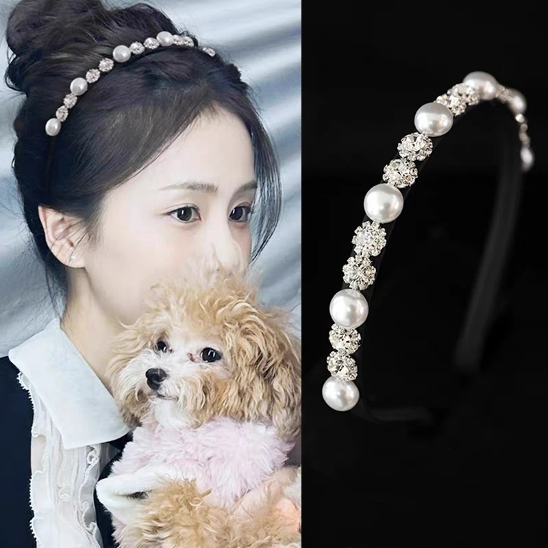 1 pc hair band female all-match super fairy court girl pearl diamond hair band snowflake pressure hair clip daily use
1 pc hair band female all-match super fairy court girl pearl diamond hair band snowflake pressure hair clip daily use