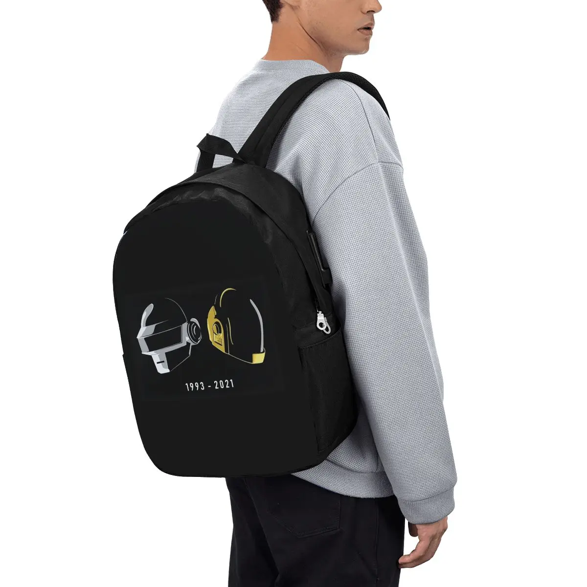 Daft Punk Electronic Music Band Tribute Helmet Art Backpack Travel Notebook Bag Computer College Student School Bag Laptop
Daft Punk Electronic Music Band Tribute Helmet Art Backpack Travel Notebook Bag Computer College Student School Bag Laptop