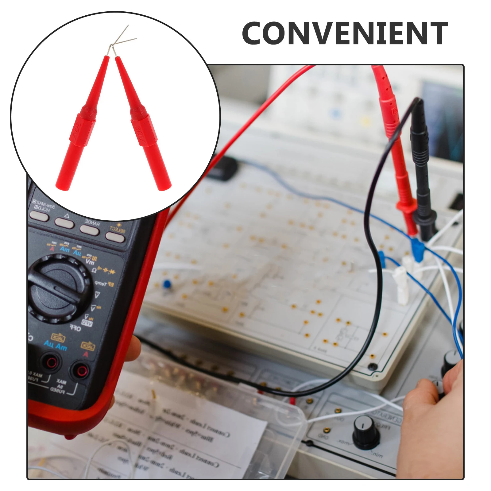 4pcs Test Probes Copper 07mm Pen for Automotive Multimeter Voltage Circuit Piercing Needle Electric Leads Tester Repair Tools
4pcs Test Probes Copper 07mm Pen for Automotive Multimeter Voltage Circuit Piercing Needle Electric Leads Tester Repair Tools