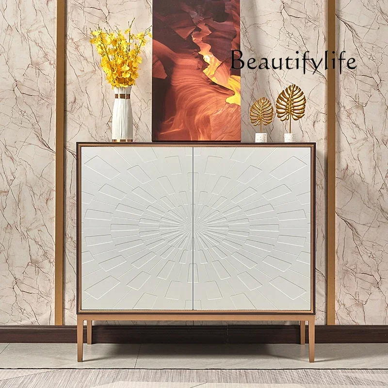 light luxury door cabinet, living room storage foyer partition cabinet, simple modern dining side cabinet against the wall
light luxury door cabinet, living room storage foyer partition cabinet, simple modern dining side cabinet against the wall