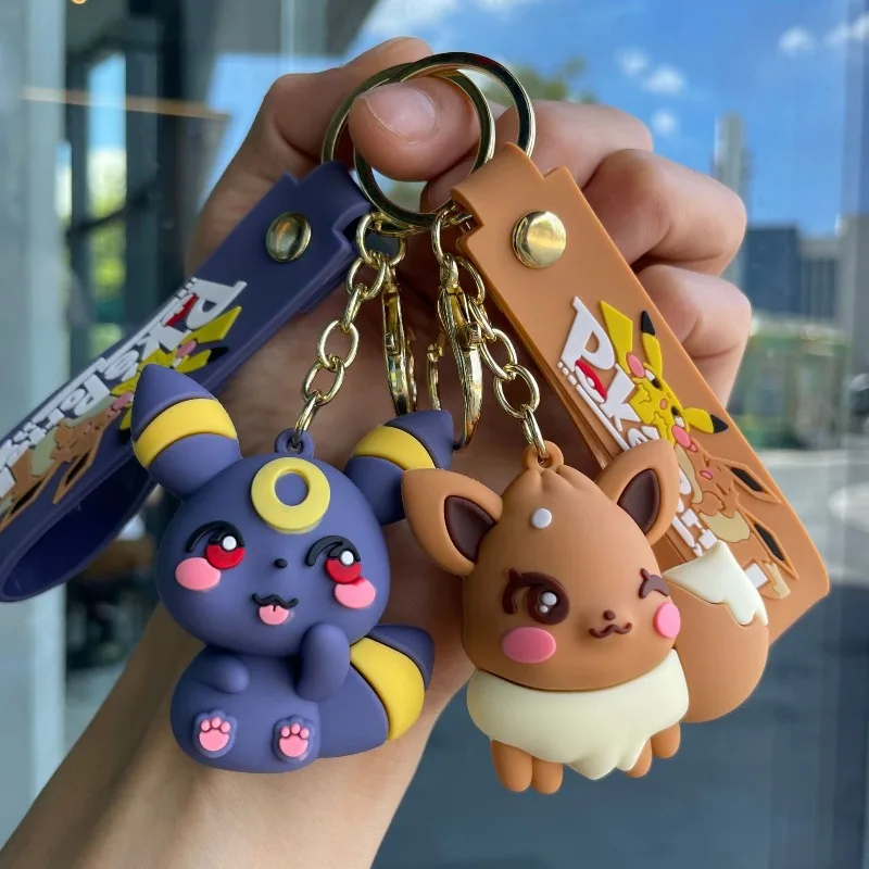 Eevee keychain evolution set cute Flareon Vaporeon car keychain Pokémon Eevee evolution version doll keychain
Eevee keychain evolution set cute Flareon Vaporeon car keychain Pokémon Eevee evolution version doll keychain
