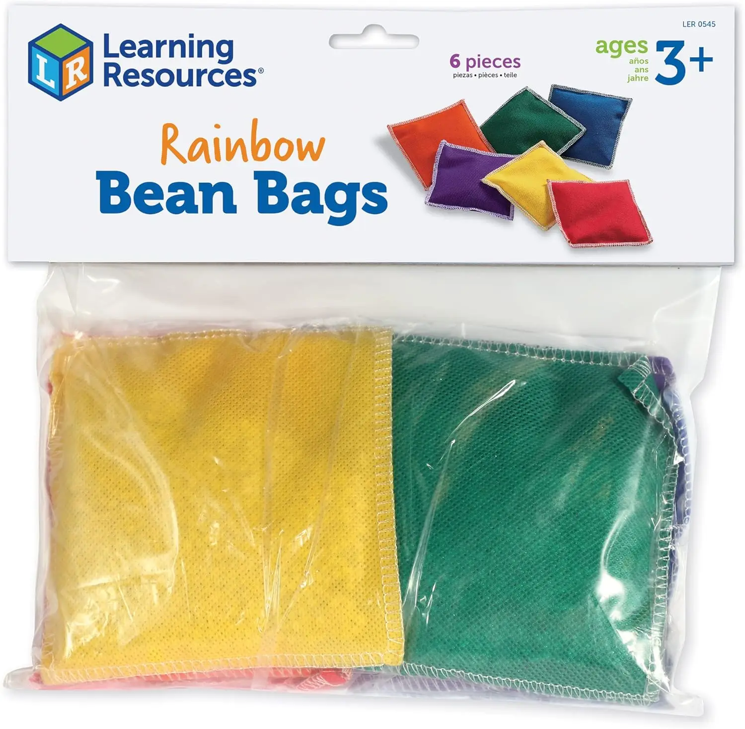 6-Piece Rainbow Bean Bags for Kids Ages 3+, Educational Counting and Sorting Toys to Boost Hand-Eye Coordination
6-Piece Rainbow Bean Bags for Kids Ages 3+, Educational Counting and Sorting Toys to Boost Hand-Eye Coordination