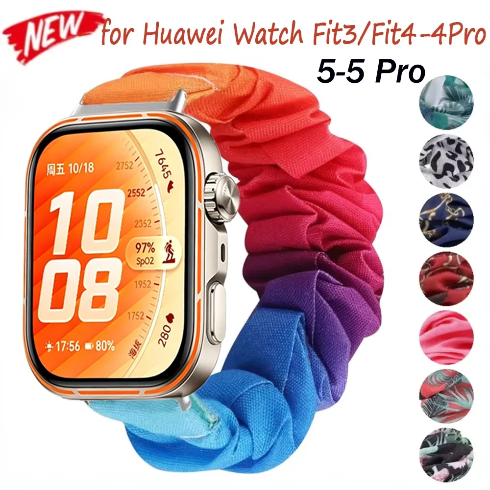 Elastic Nylon Strap for Huawei Watch Fit 3-4-4Pro Women's Exquisite Fashion Hair Band Bracelet for Huawei Watch Fit 5-5 Pro Band
Elastic Nylon Strap for Huawei Watch Fit 3-4-4Pro Women's Exquisite Fashion Hair Band Bracelet for Huawei Watch Fit 5-5 Pro Band