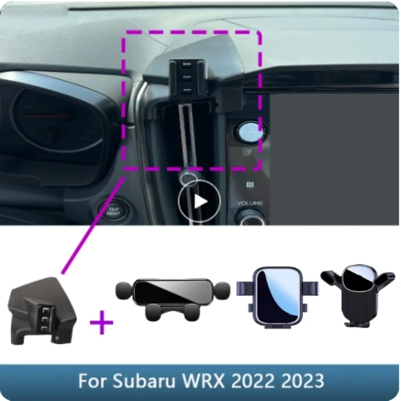Автомобильный держатель для телефона для Subaru WRX 2022 2023, фиксированное основание кронштейна, специальные аксессуары для зарядки автомобиля
Автомобильный держатель для телефона для Subaru WRX 2022 2023, фиксированное основание кронштейна, специальные аксессуары для зарядки автомобиля
