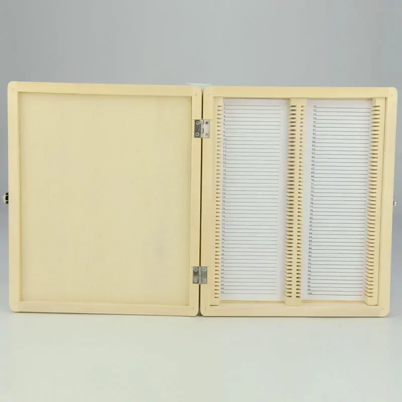 Professional Microscope Slides Box Case Wooden Container Storage Holder for 100PCS Microscopio Tools Rectangle Holder Case
Professional Microscope Slides Box Case Wooden Container Storage Holder for 100PCS Microscopio Tools Rectangle Holder Case