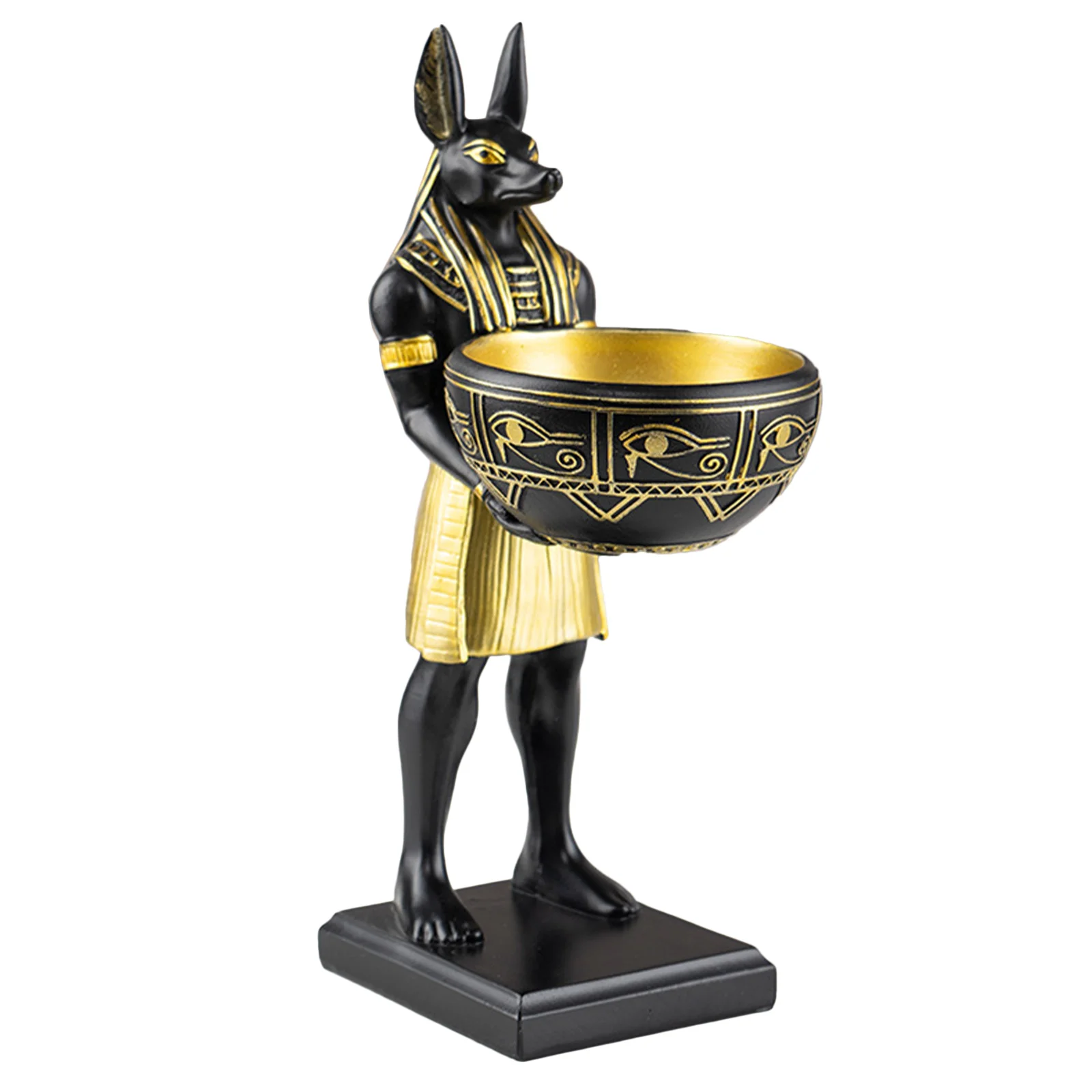 Ancient Egypt Striking Anubis Statue Desktop Ornaments Anubis Statue Figurine Desk Organizer Tray Sculpture Decorative Ring Dish
Ancient Egypt Striking Anubis Statue Desktop Ornaments Anubis Statue Figurine Desk Organizer Tray Sculpture Decorative Ring Dish
