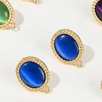 1 пара 14-каратных позолоченных овальных цветных камешков «кошачий глаз» с серебряной иглой, кулон, кольцо, аксессуары для сережек «сделай сам»
1 пара 14-каратных позолоченных овальных цветных камешков «кошачий глаз» с серебряной иглой, кулон, кольцо, аксессуары для сережек «сделай сам»