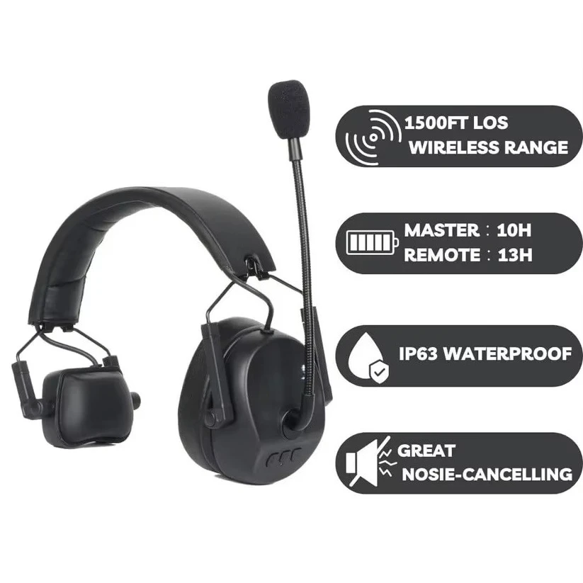 Referees Kit Trainer Tactical Earbuds Communication Intercom Headset System DECT Technology IPX63 Waterproof 1500ft Range
Referees Kit Trainer Tactical Earbuds Communication Intercom Headset System DECT Technology IPX63 Waterproof 1500ft Range