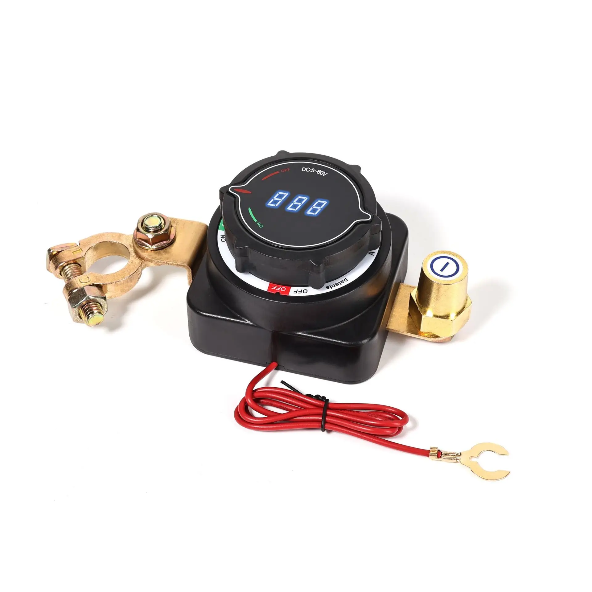Battery Disconnect Switch with Voltage Display, DC 5-80V Power Master Switch for Marine, Boat, Car, Truck, Camper, RV, Trailer
Battery Disconnect Switch with Voltage Display, DC 5-80V Power Master Switch for Marine, Boat, Car, Truck, Camper, RV, Trailer