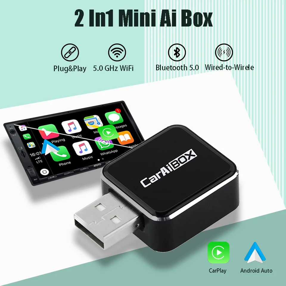 2024 New Mini Wireless CarPlay Android Auto Wireless Adapter For Kia Sportage K5 Carnival Picanto Soul Seltos Telluride Niro EV6
2024 New Mini Wireless CarPlay Android Auto Wireless Adapter For Kia Sportage K5 Carnival Picanto Soul Seltos Telluride Niro EV6
