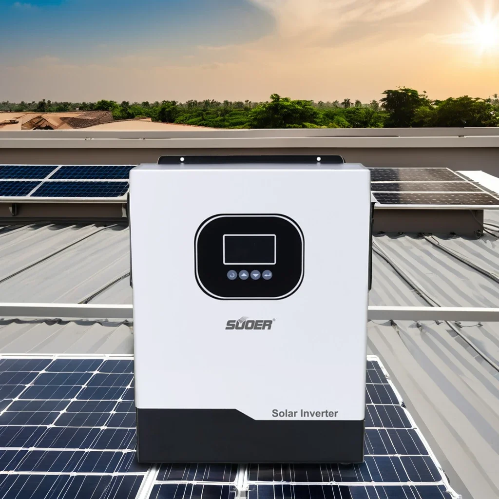Suoer Single Output Type MPPT Solar Charge Controller 4.2kW Output Hybrid Solar Inverter
Suoer Single Output Type MPPT Solar Charge Controller 4.2kW Output Hybrid Solar Inverter