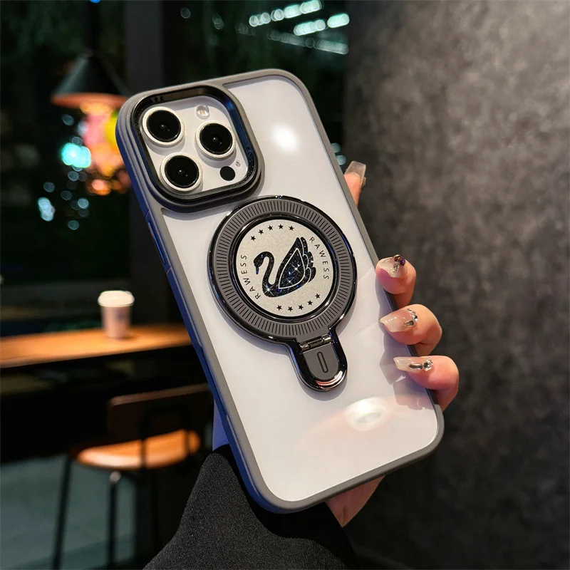 For iPhone 16 ProMax Diamond Shining Magsafe Magnetic Kickstand Phone Case For iPhone13 14 15 Pro Max Wireless Charge Ring Cover
For iPhone 16 ProMax Diamond Shining Magsafe Magnetic Kickstand Phone Case For iPhone13 14 15 Pro Max Wireless Charge Ring Cover