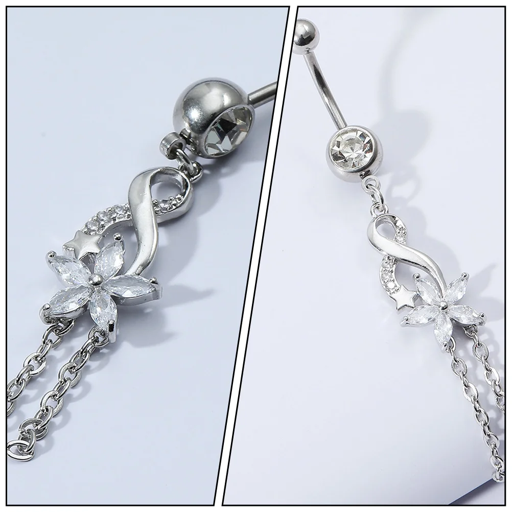 Belly Button Navel Ring Rhinestones Decor Barbell Piercing Studs Beautiful Color Lasting Luster Fine Polishing Durable Easy
Belly Button Navel Ring Rhinestones Decor Barbell Piercing Studs Beautiful Color Lasting Luster Fine Polishing Durable Easy
