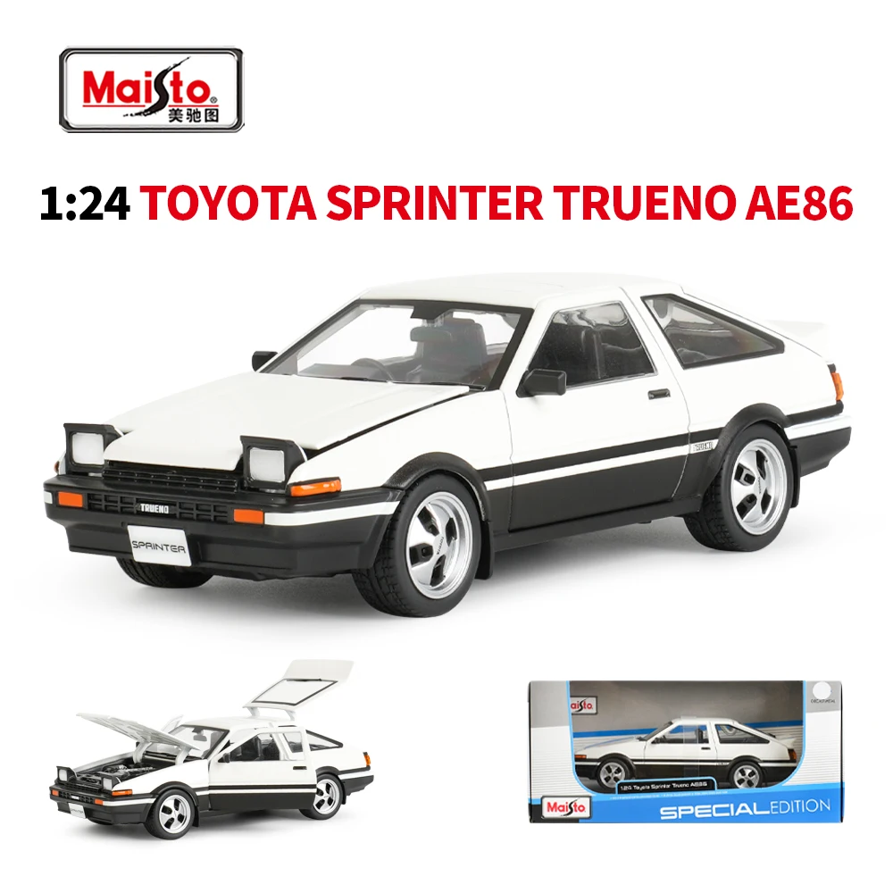 Maisto 1:24 Toyota Sprinter Trueno AE86 Static Die Cast Vehicles Collectible Model Car Toys
Maisto 1:24 Toyota Sprinter Trueno AE86 Static Die Cast Vehicles Collectible Model Car Toys