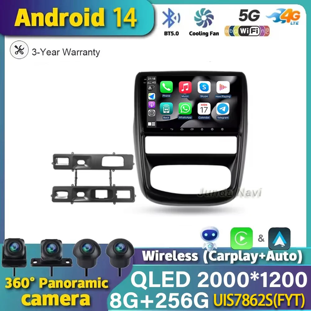 Автомагнитола на Android 14, видеоплеер для Renault Duster 1 2010-2015, мультимедиа, 4G, BT, Carplay, навигация, GPS, камера 360, Раздельный экран
Автомагнитола на Android 14, видеоплеер для Renault Duster 1 2010-2015, мультимедиа, 4G, BT, Carplay, навигация, GPS, камера 360, Раздельный экран