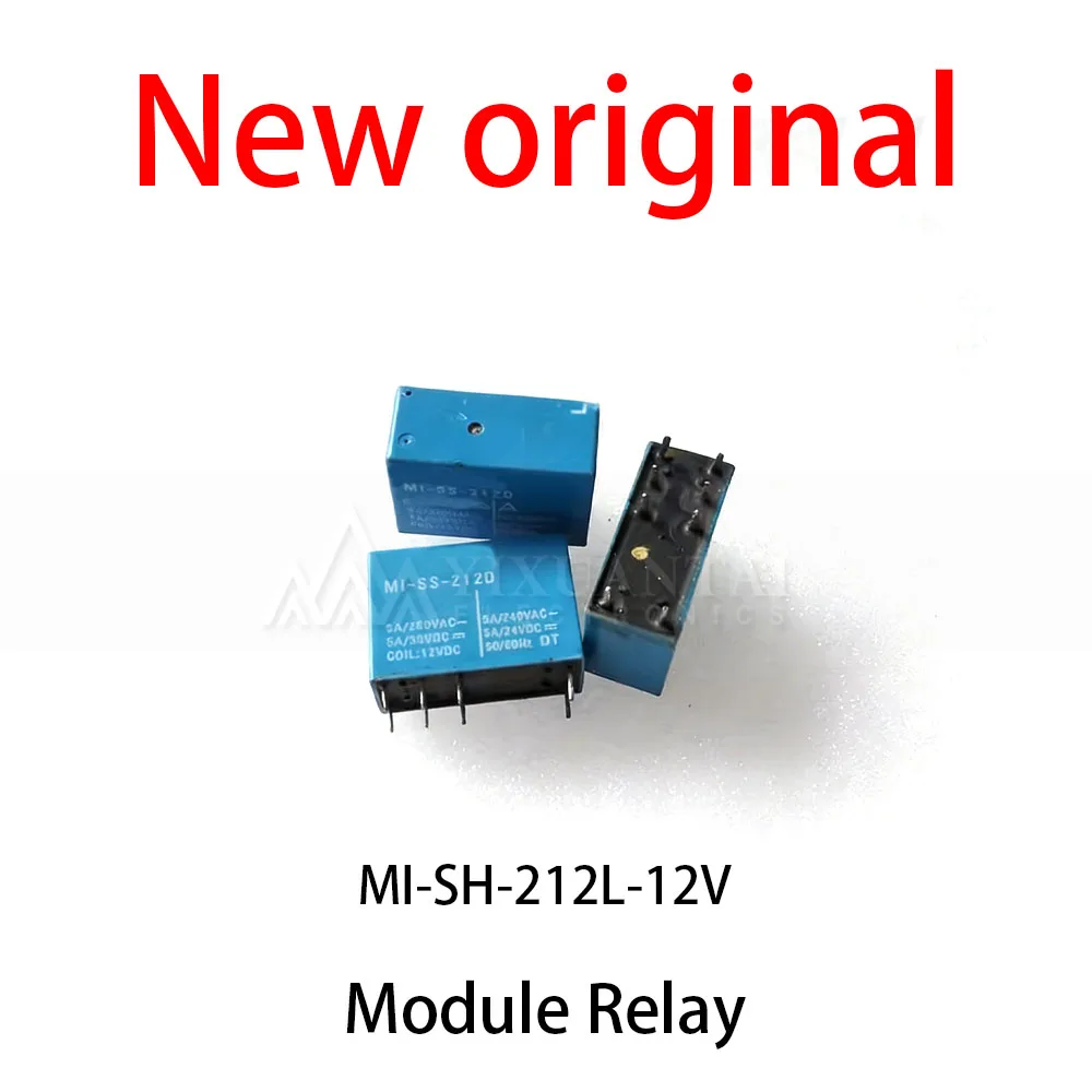 5Pcs/Lot New original MI-SH-212L-12V Module Relay
5Pcs/Lot New original MI-SH-212L-12V Module Relay