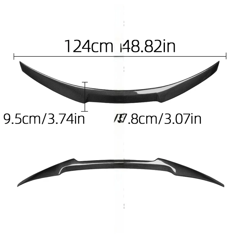 Carbon Fiber Rear Trunk Spoiler Wing Sedan 2013-2023 FRP Honeycomb Forged Gloss Easy Installation
Carbon Fiber Rear Trunk Spoiler Wing Sedan 2013-2023 FRP Honeycomb Forged Gloss Easy Installation