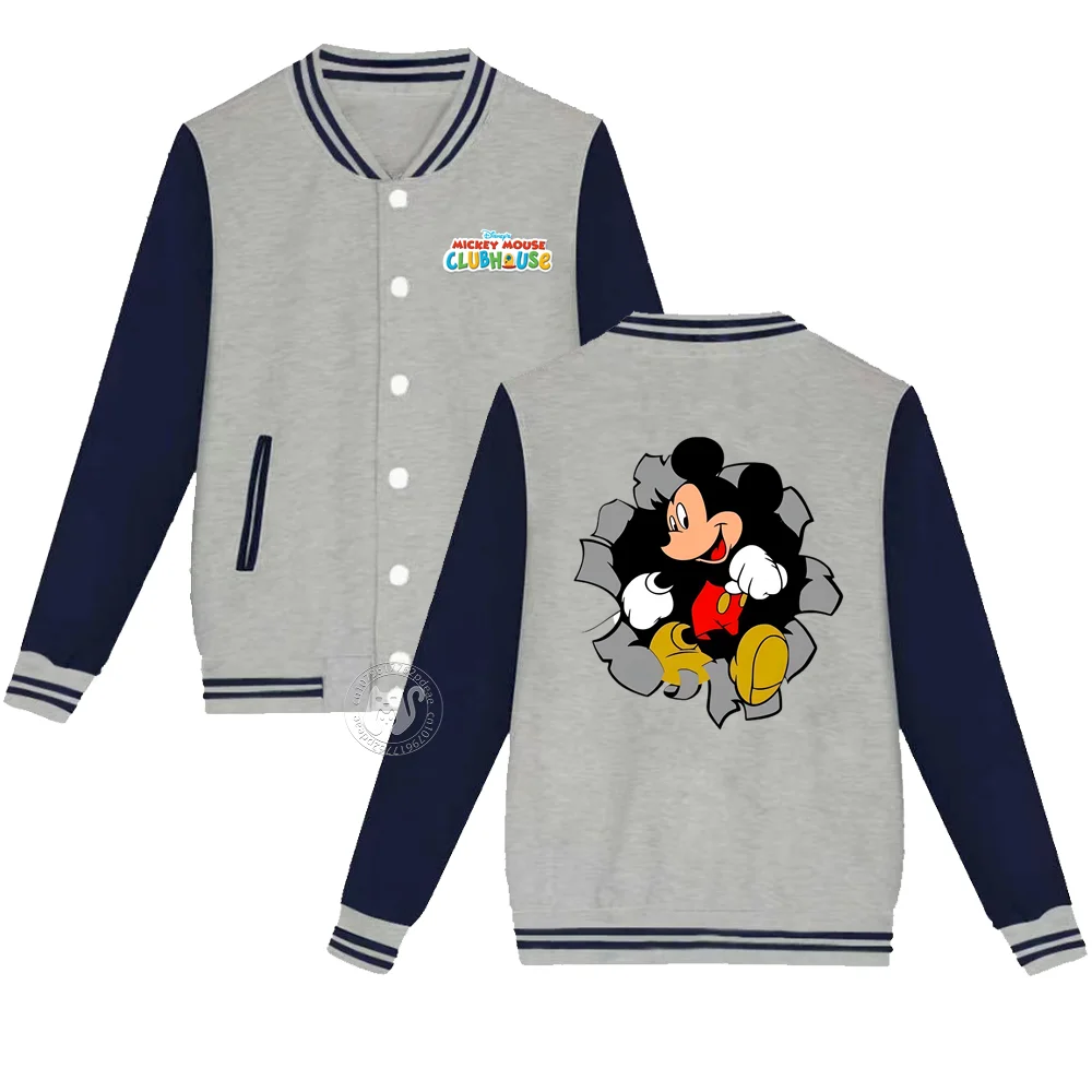 Kids Disney Fall/Winter Baseball Uniforms Fun Mickey Print Boys and girls 4-12 years old padded casual cardigan coats
Kids Disney Fall/Winter Baseball Uniforms Fun Mickey Print Boys and girls 4-12 years old padded casual cardigan coats