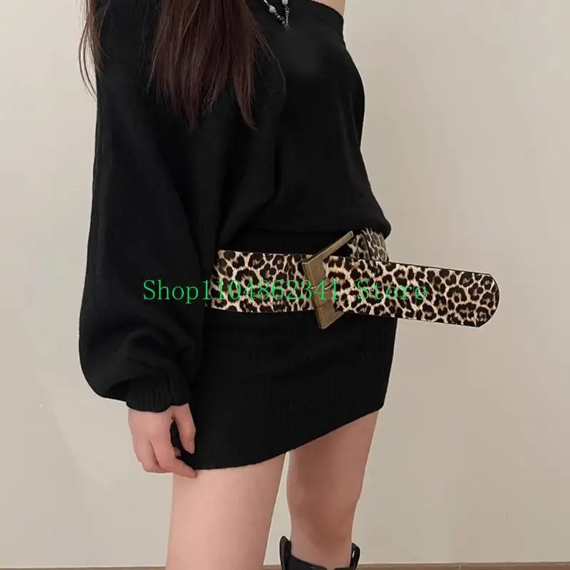 652F Youth Fashion Belt Elegant Leopards Belt Trendy Animal Print Soft Waistband
652F Youth Fashion Belt Elegant Leopards Belt Trendy Animal Print Soft Waistband